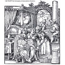 Birth Scene from RUEFF 1587