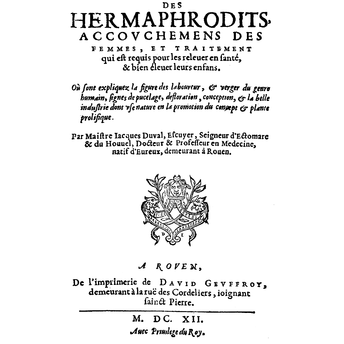 1612-DUVAL-TraitéHermaphodrits-titre