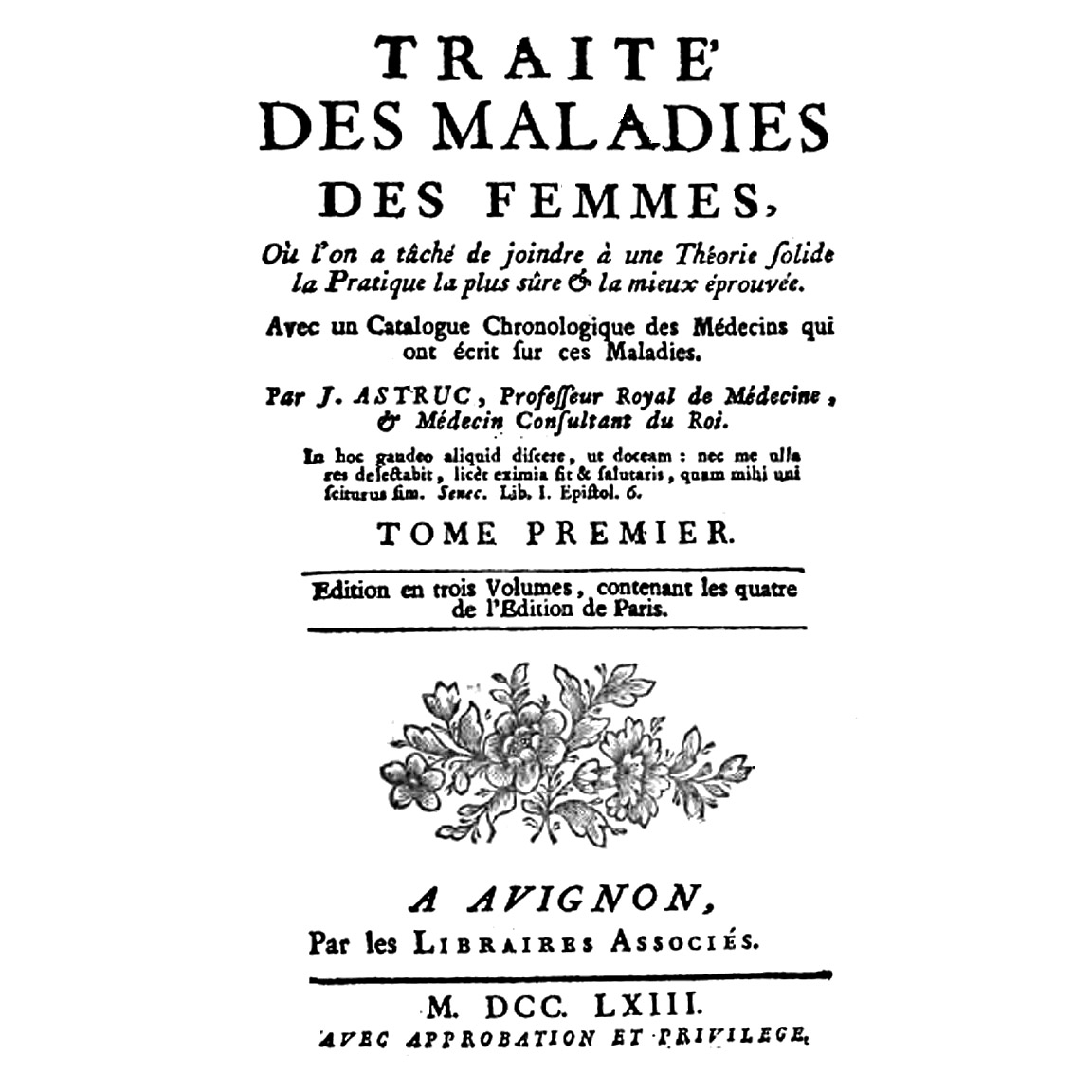 1763-ASTRUC-Traité-Maladies-Femmes-V-1-titre
