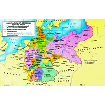 Map of Germany 1871