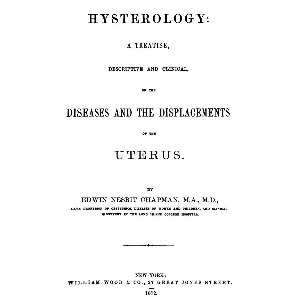 1872-CHAPMAN-Hysterology