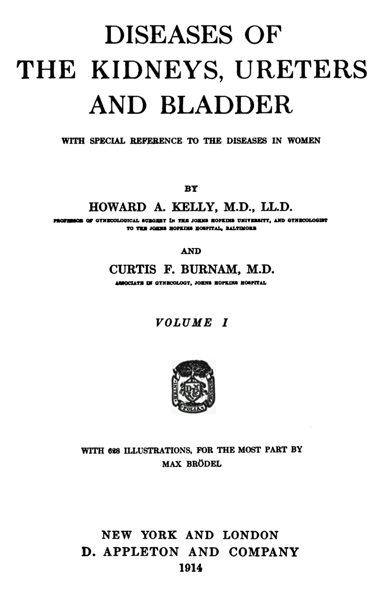 1914-KELLY-BURNAM-Dis-Kidneys-Ureters-Bladder-V-1-title