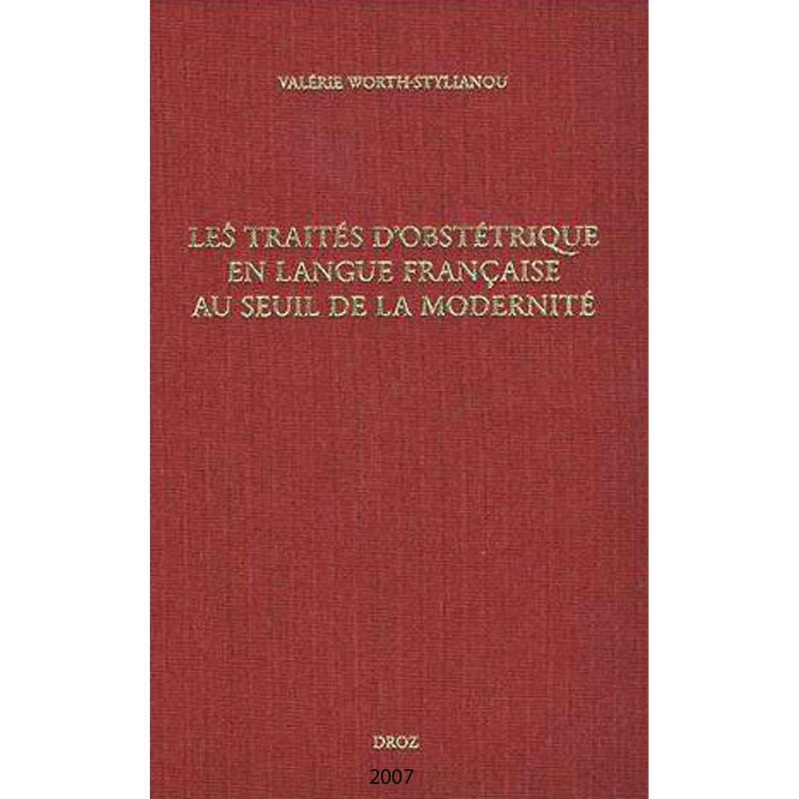 2007-WORTH-STYLIANOU-Traités d'obstétrique- title page