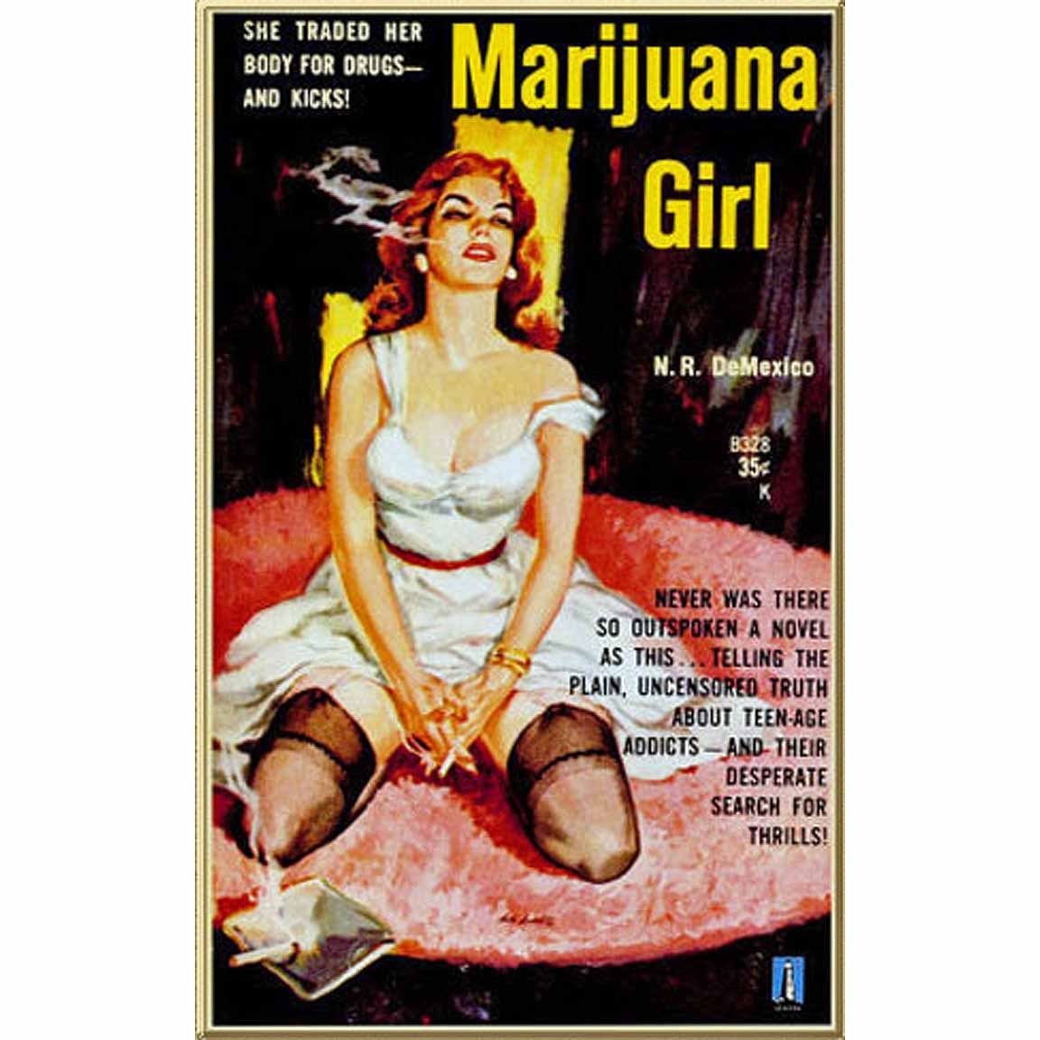 Poster-Marijuana Girl