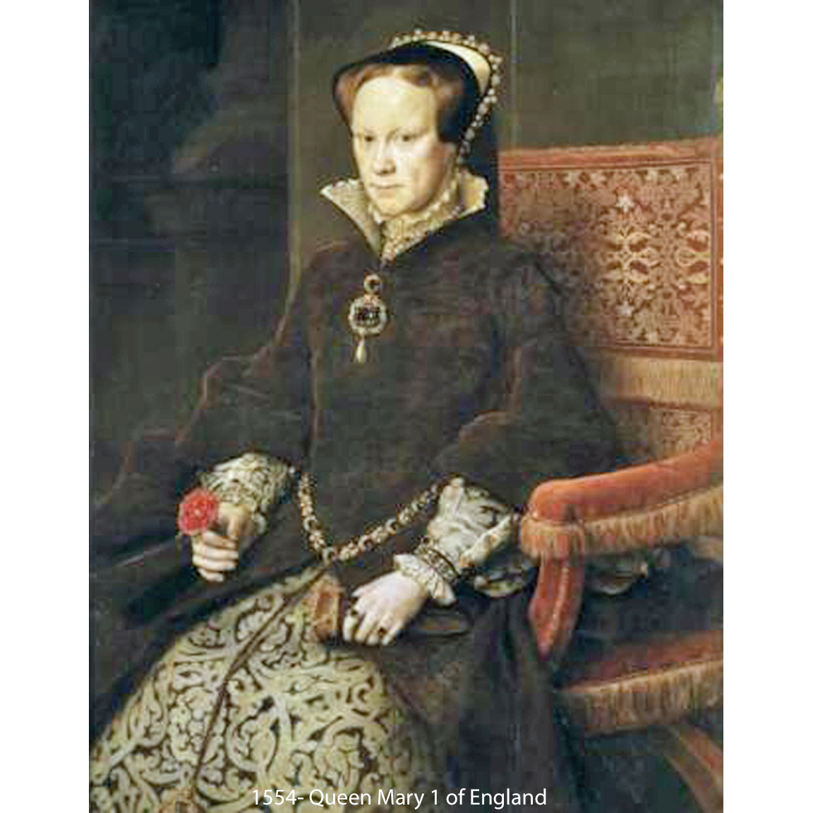 Queen Mary 1st in 1554
