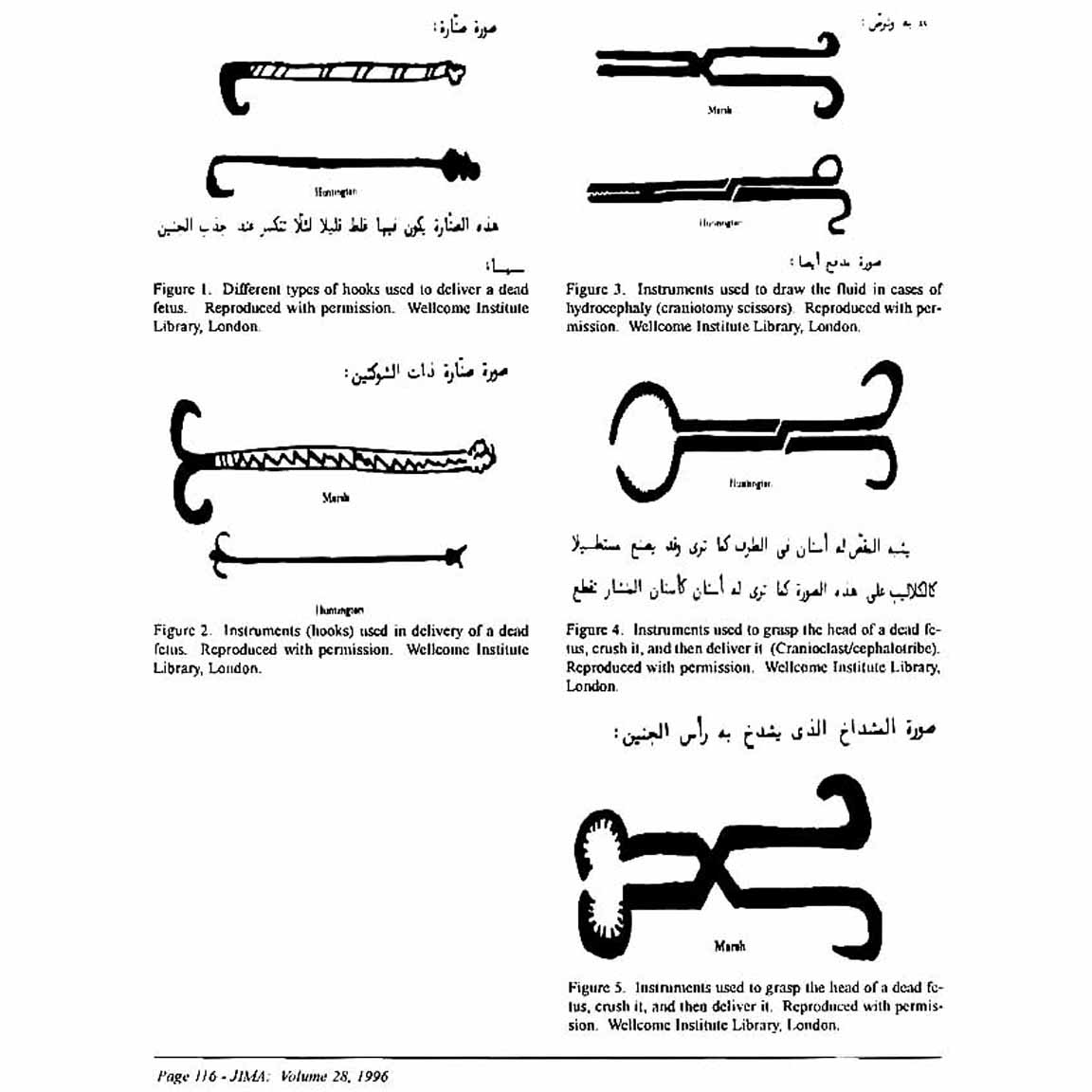 Arabic Surgical Instruments