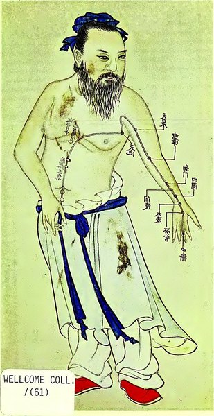 1966 - Acupuncture figure (Wellcome Collection)
