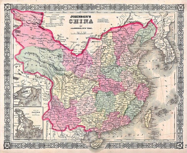 Johnson's map of China