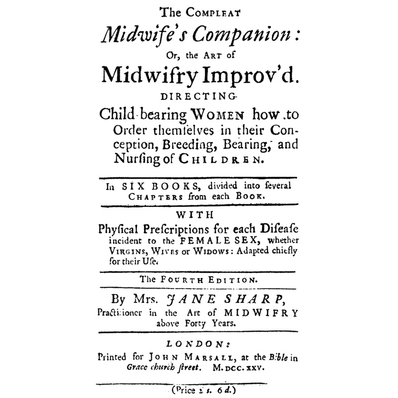 Title Page: SHARP-1725; The Compleat Midwife's Companion